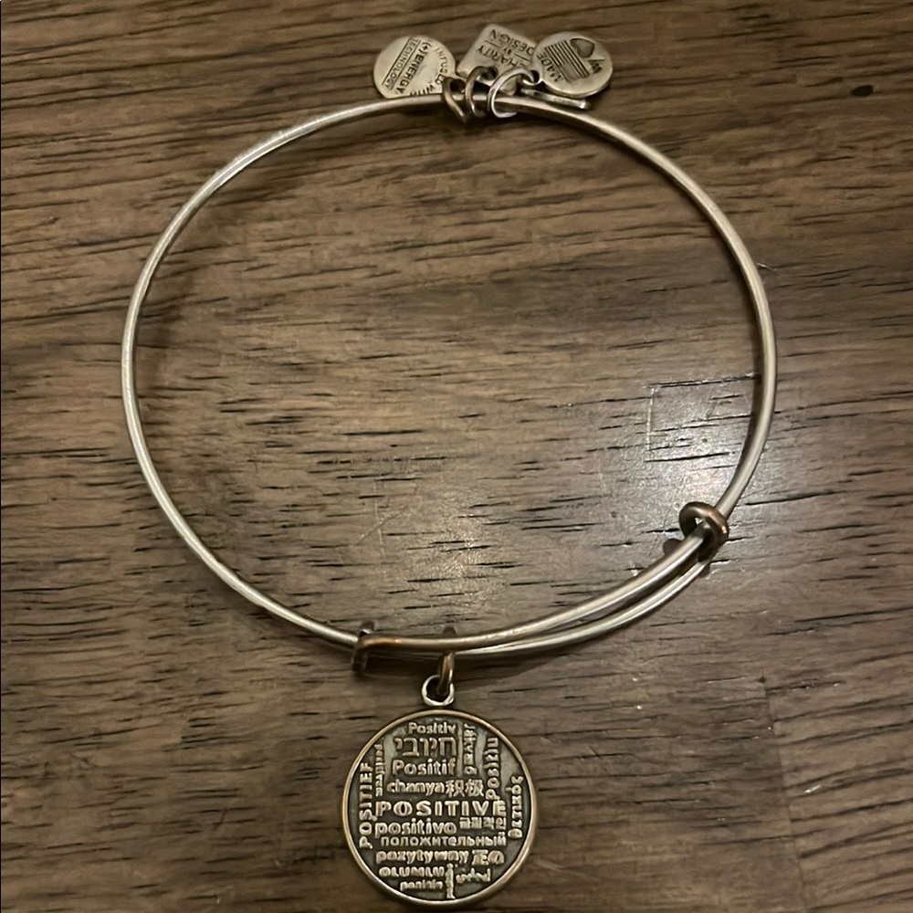 Alex and Ani Silver Charm Bracelet